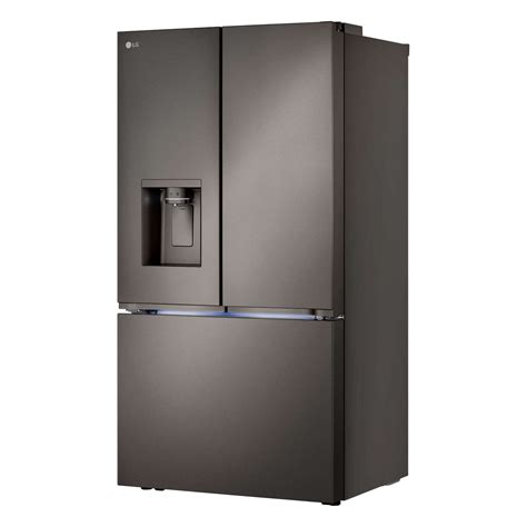 cabinet depth refrigerator black stainless steel|black stainless steel countertop refrigerator.